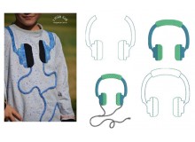 Stickserie - Kopfhörer